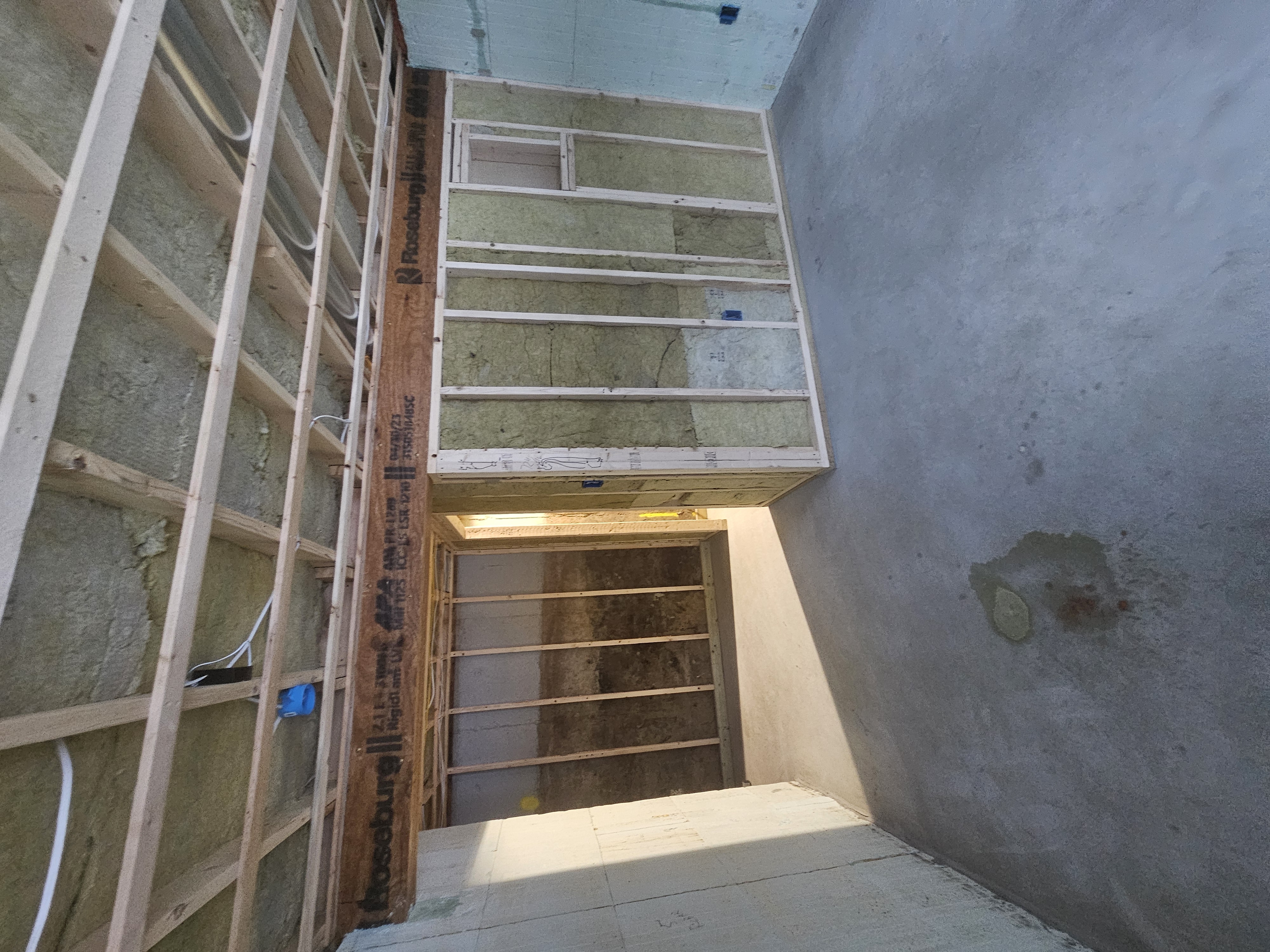 Basement addition framing and insulation with bathroom in hudson nh