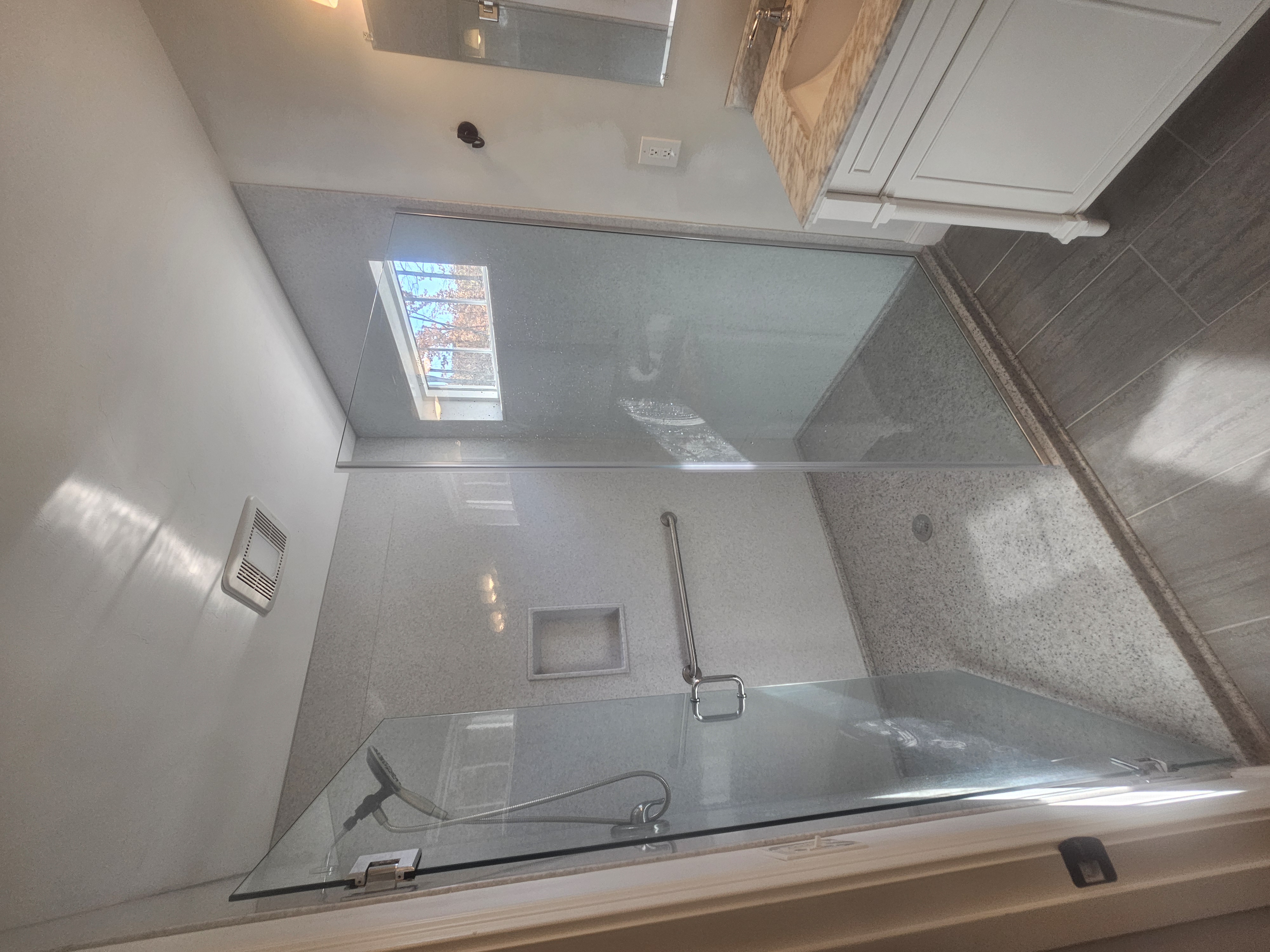 Bathroom renovation featuring quality materials and professional installation