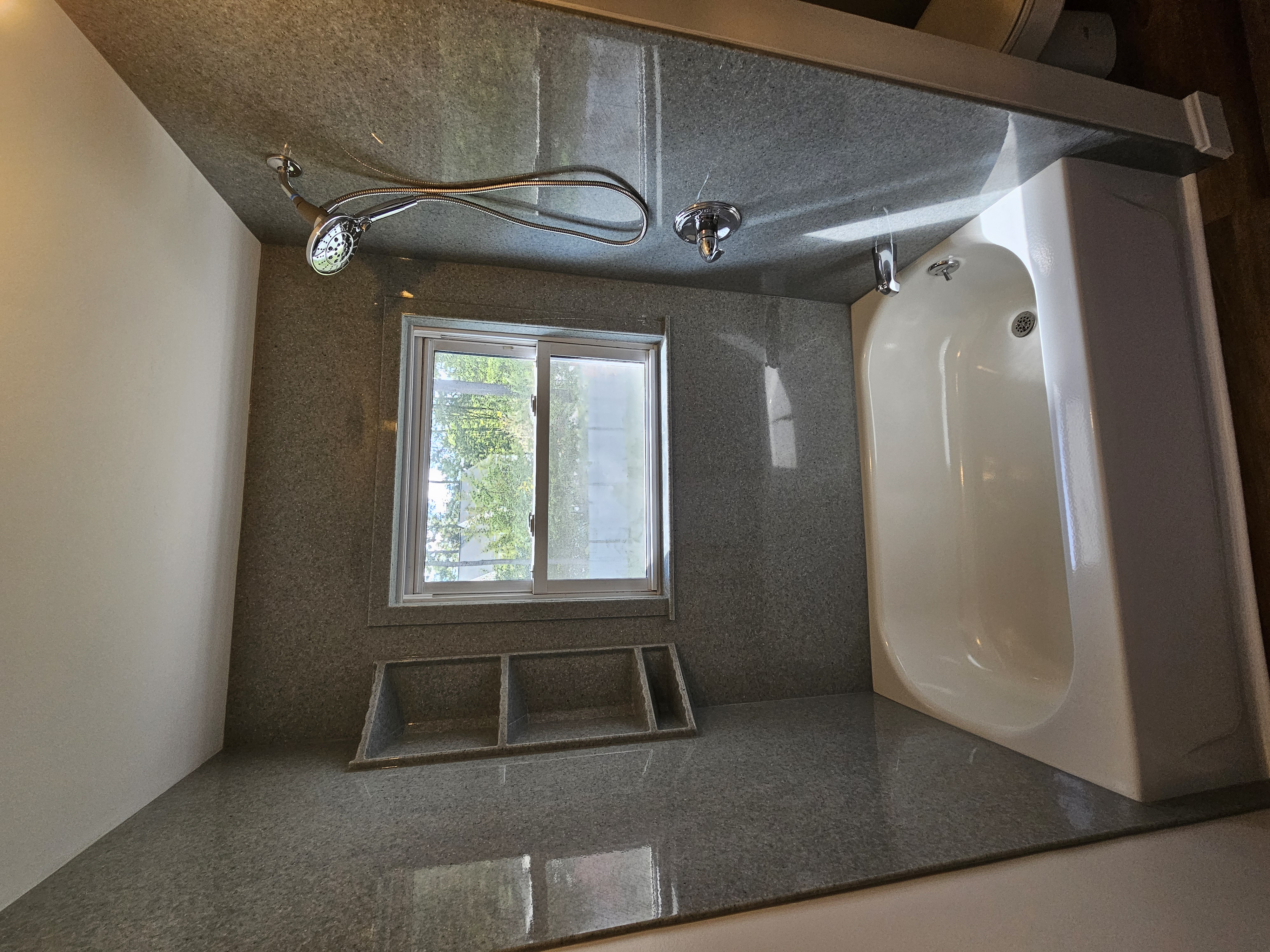 Beautifully remodeled bathroom showcasing attention to detail