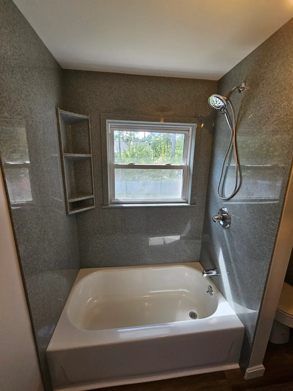 Beautifully remodeled bathroom showcasing attention to detail
