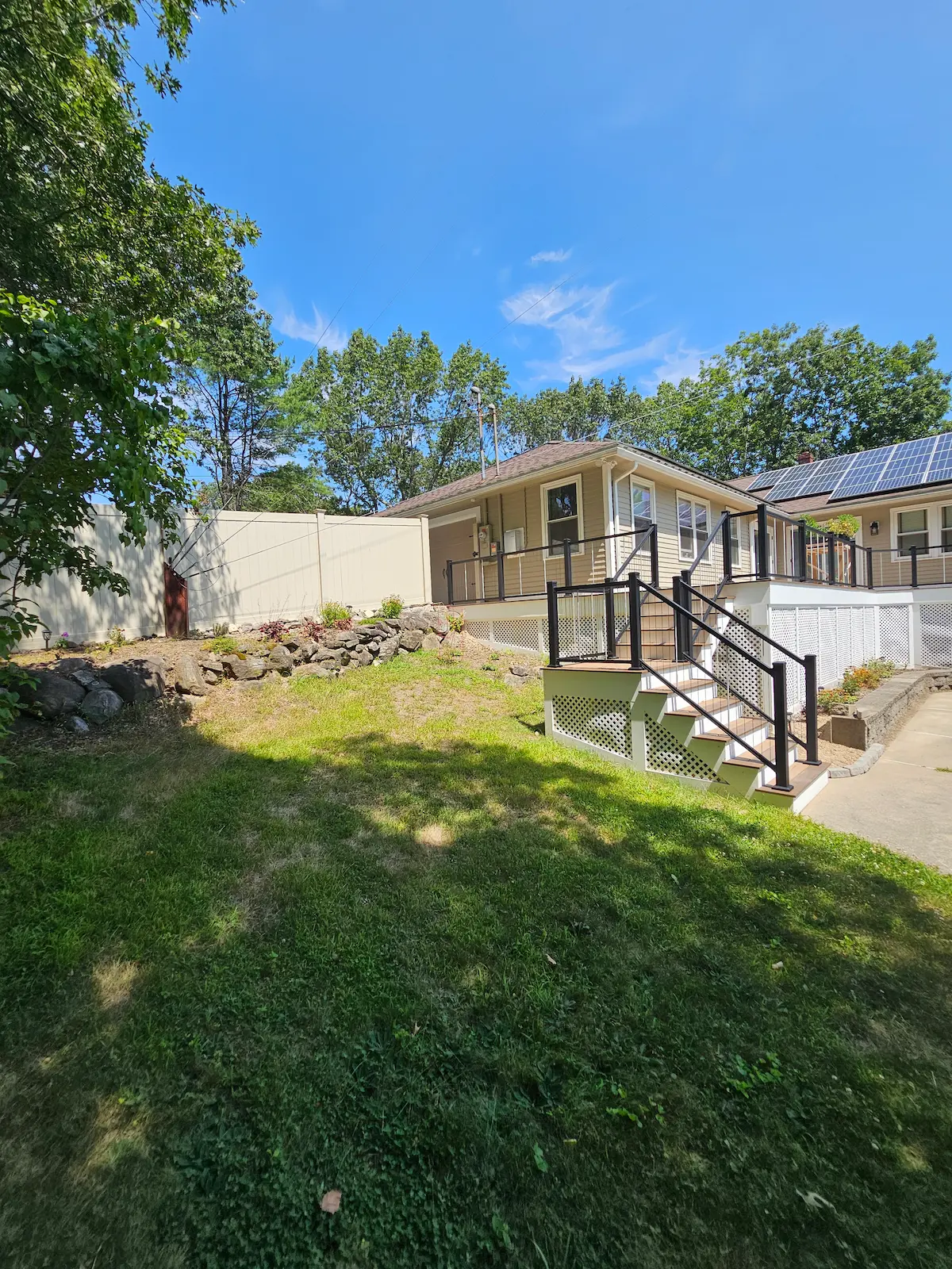 High-quality deck project completed in Southern New Hampshire