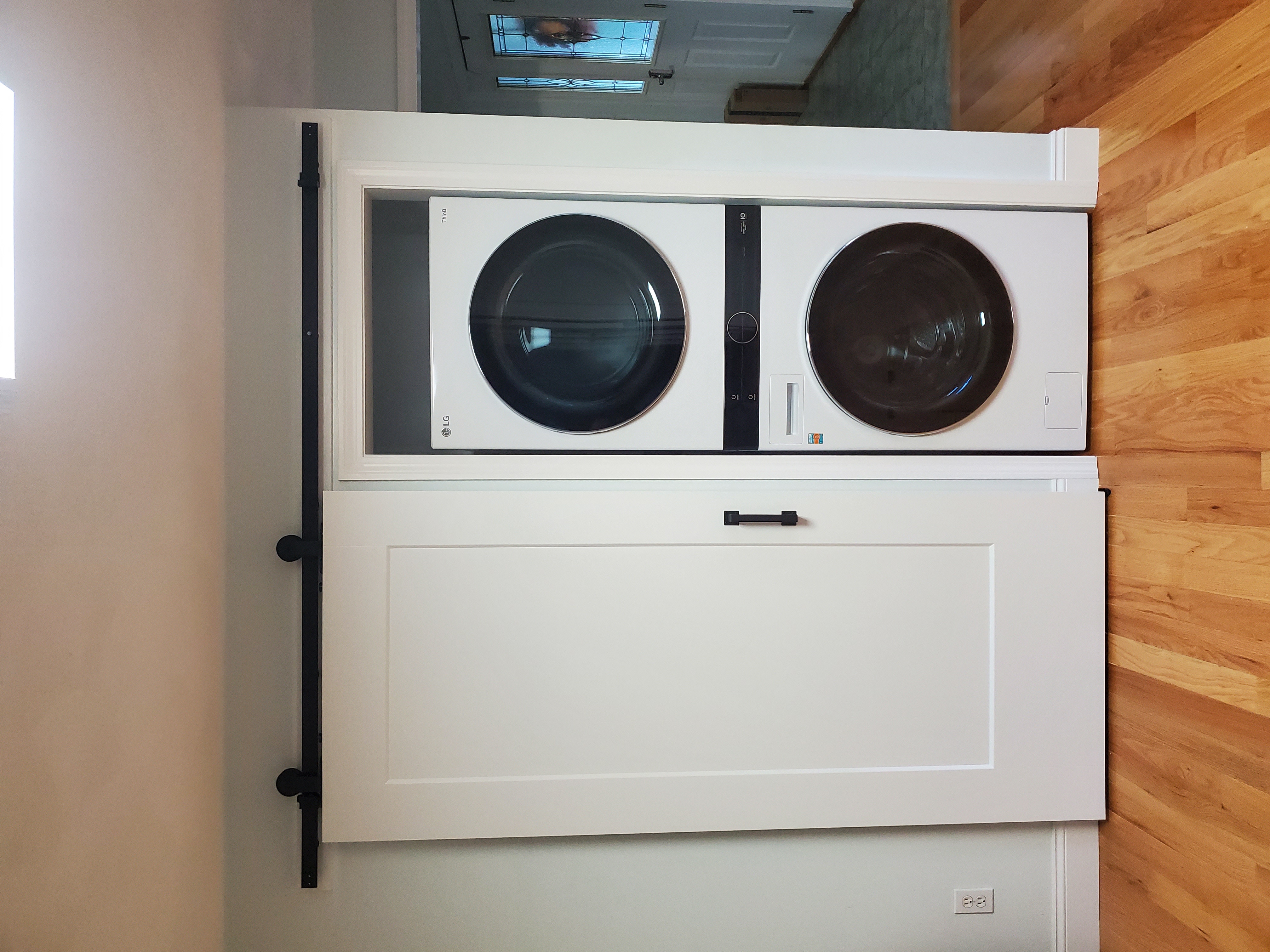 Beautiful entry door installation with professional craftsmanship